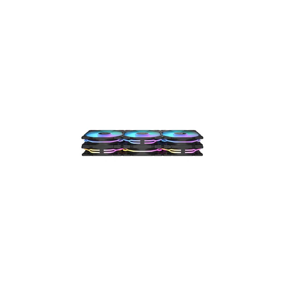 ASUS TUF Gaming TR120 ARGB REVERSE 120mm обратный вентилятор - Black (Triple Pack) 4