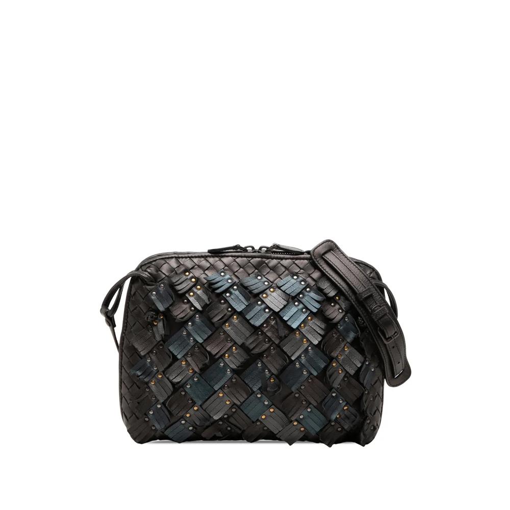 Сумка через плечо Metallic Multicolor Nappa Intrecciato Fringe Studded Nodini (2012-2026 годы) 1