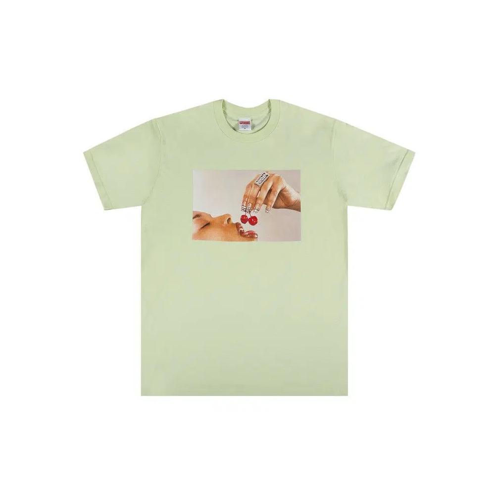 Футболки Supreme Cherries Tee 'Pale Mint' 1