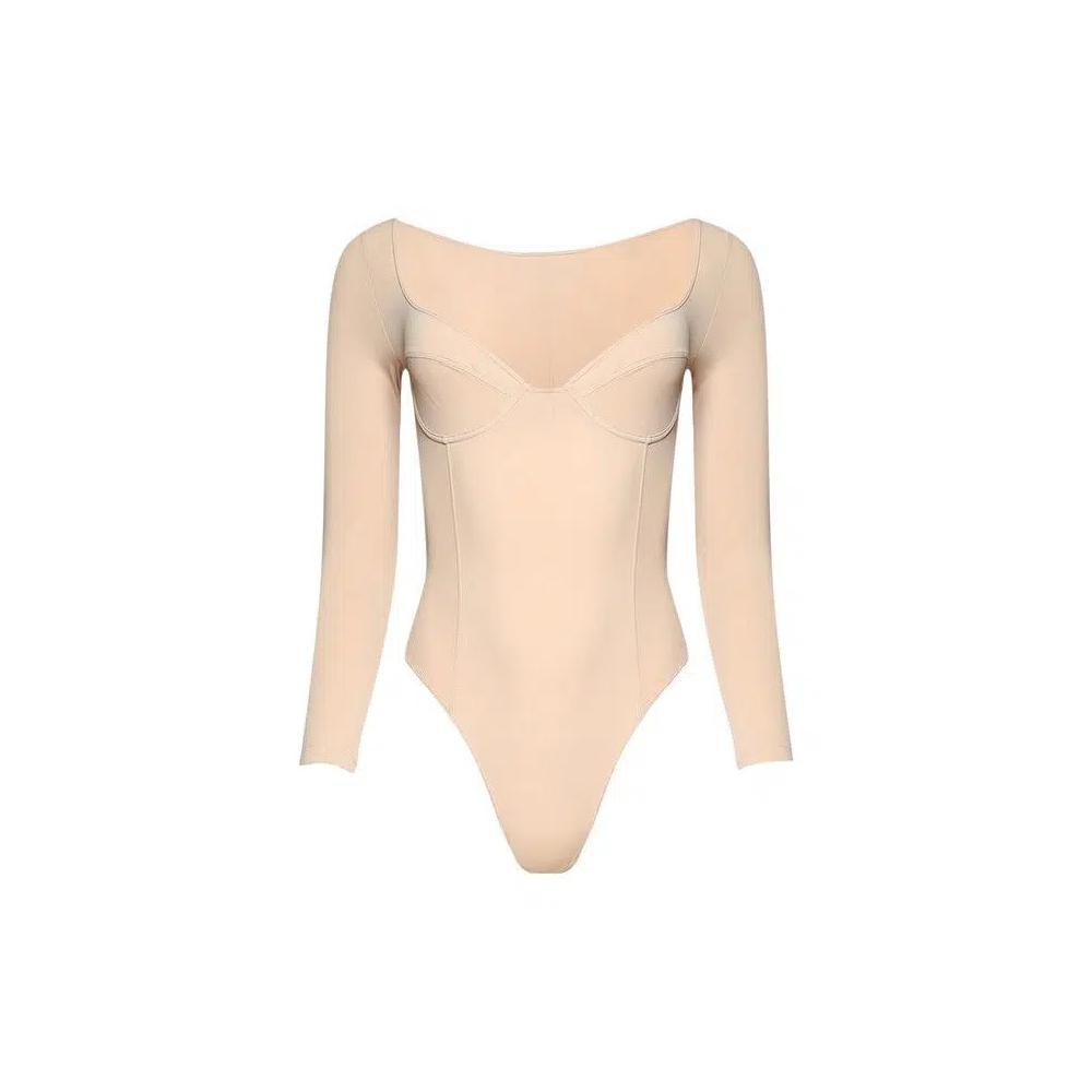 Боди Vetements Decolette Bodysuit «Tan» 1