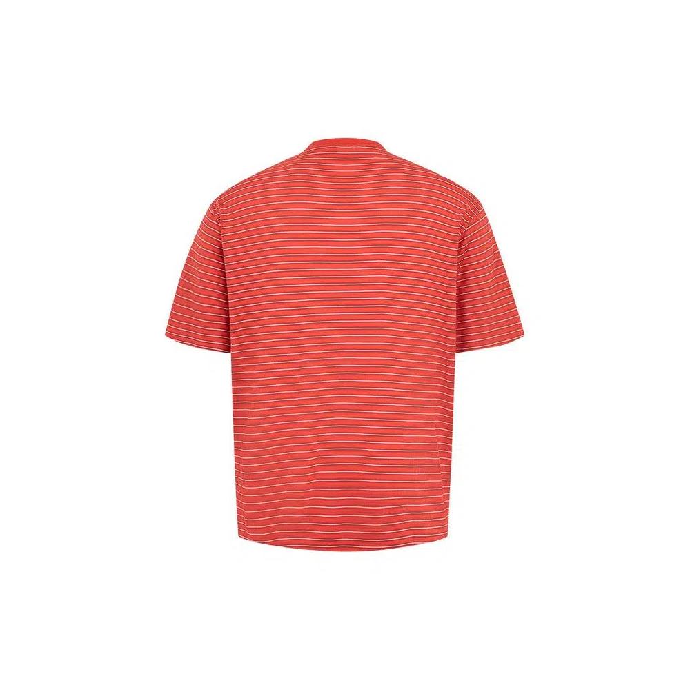 Футболки Auralee Soft Smooth Wool Stripe Jersey Tee 'Gray Stripe' 2