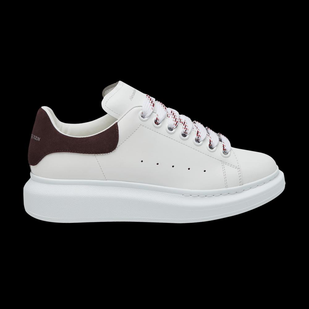 Кроссовки Alexander McQueen Wmns Oversized Sneaker 'White Dark Burgundy' 1