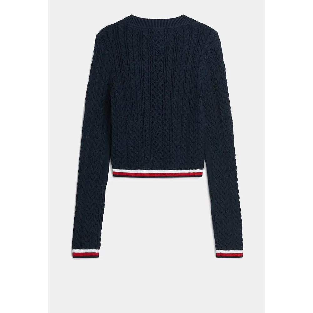 Свитер с косами и контрастной отделкой - Tommy Jeans 6