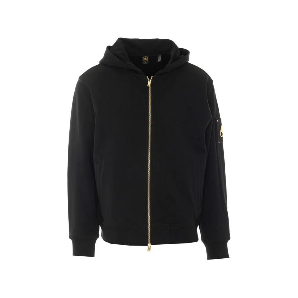 logo-plaque zip-up hoodie 1