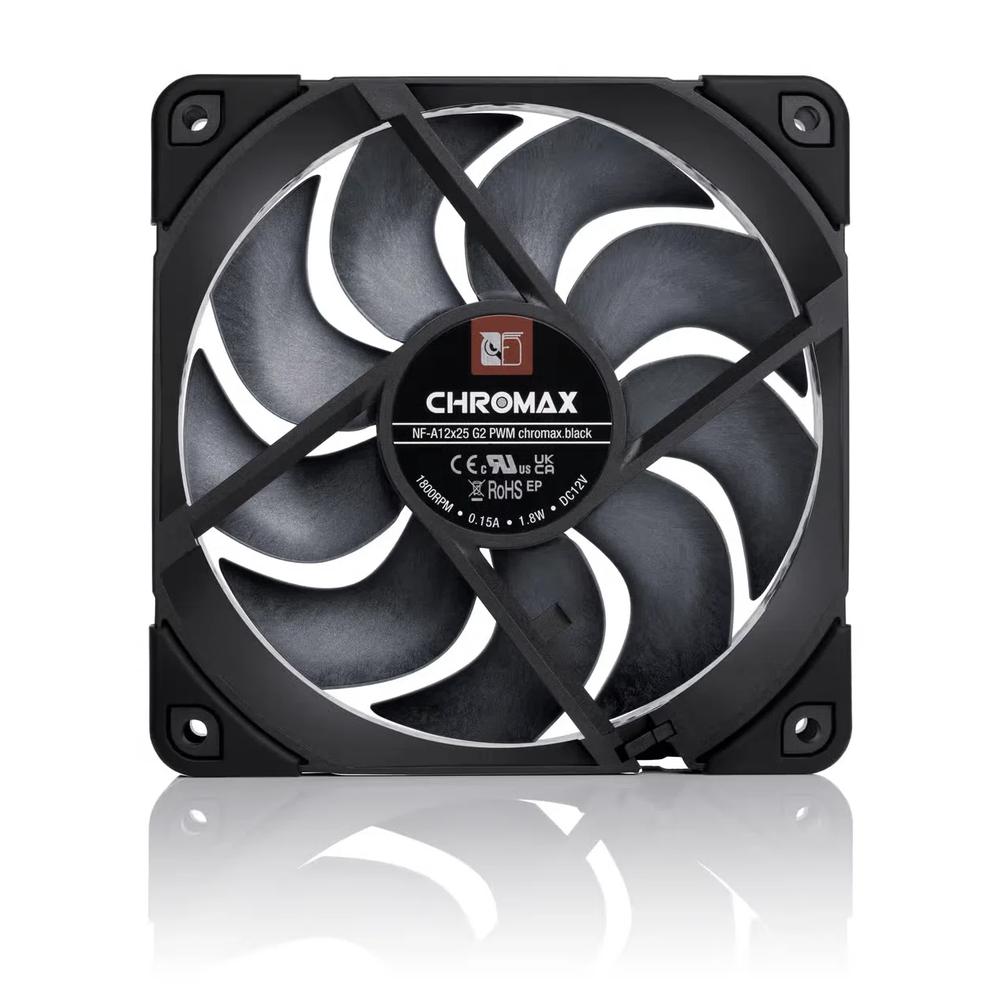 Noctua NF-A12x25 G2 PWM chromax.black 120mm вентилятор 4