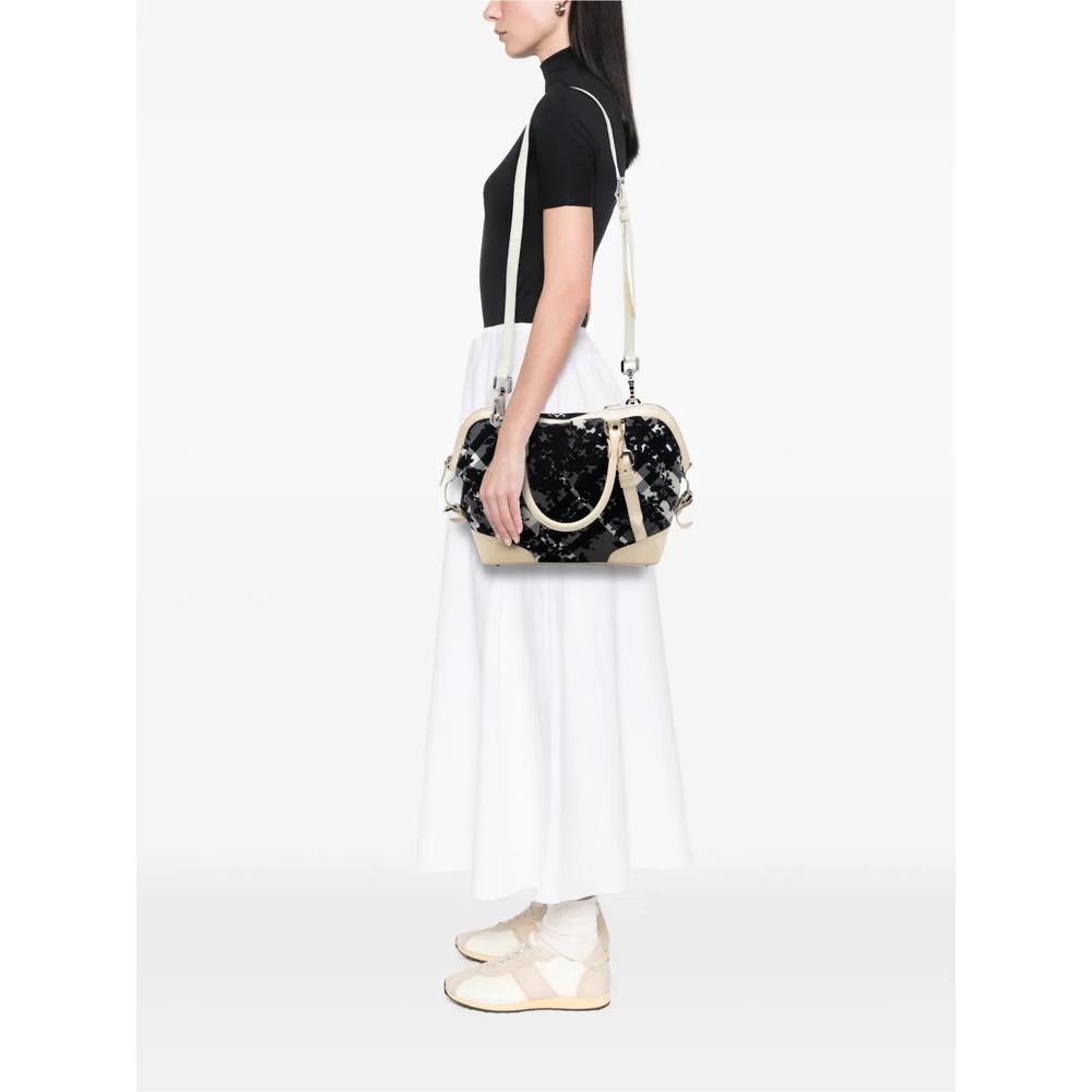Сумка-сэтчел Floral Beat Check Nylon and Patent Foley (2000-2010 годы) 2