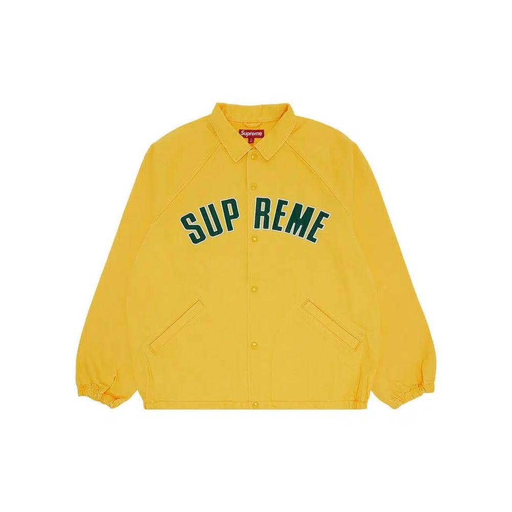 Джинсовые куртки Supreme Arc Denim Coaches Jacket 'Yellow' 1