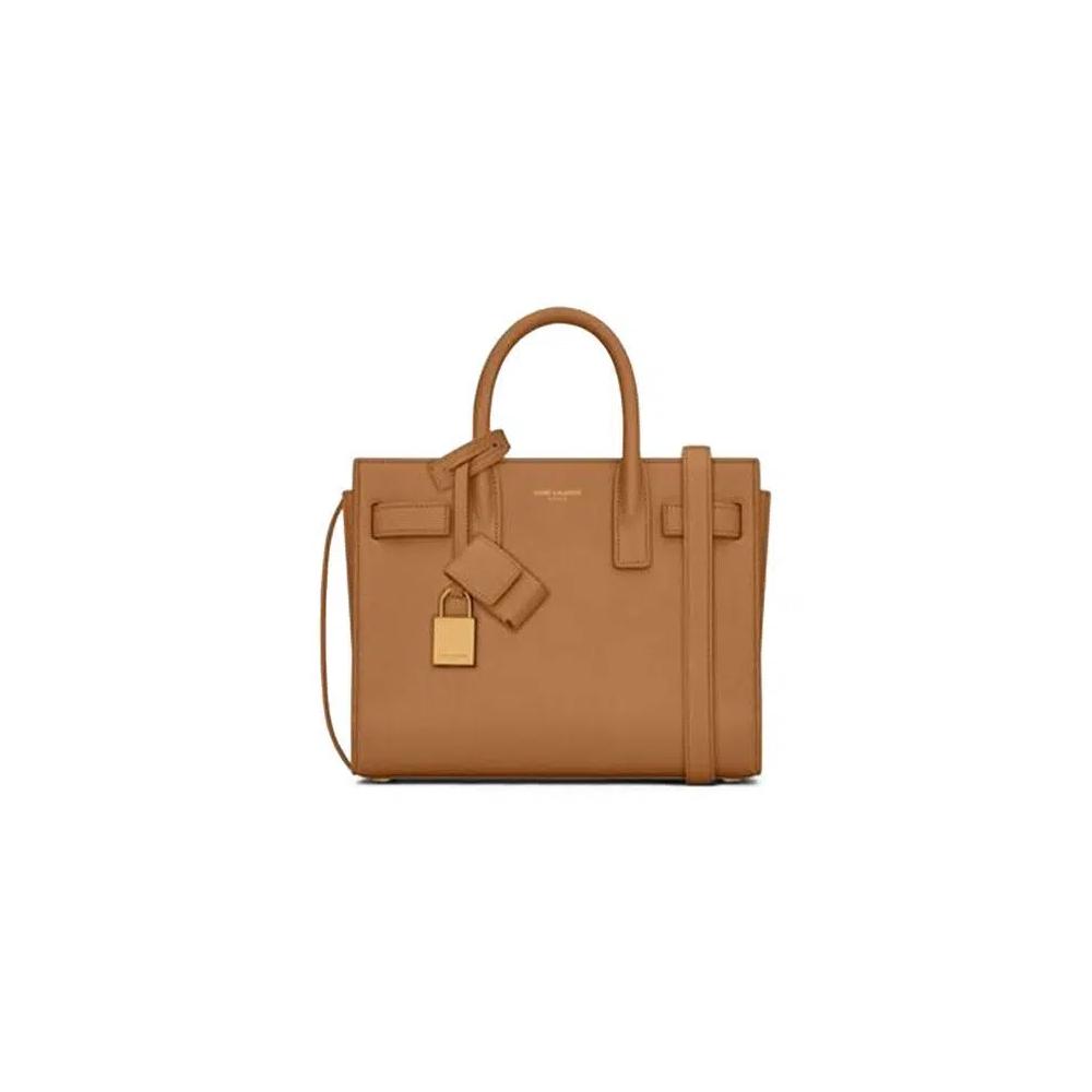 Сумки-тоут Saint Laurent Nano Sac De Jur Tote Bag «Cinnamon» 1