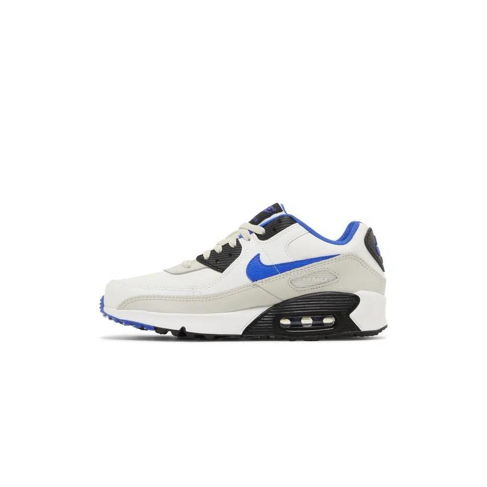 Кроссовки Nike Air Max 90 Leather GS 'Summit White Racer Blue' 3