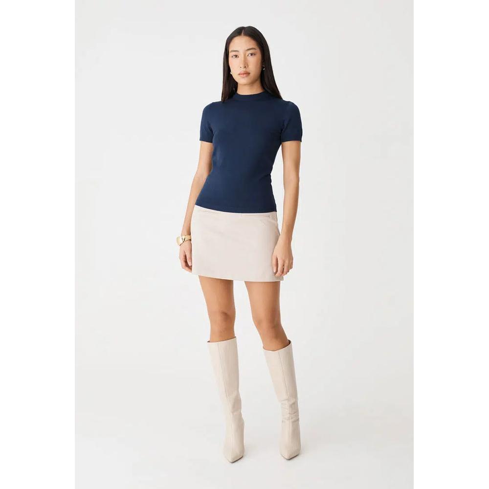 Трикотажный джемпер с коротким рукавом Catherine 2