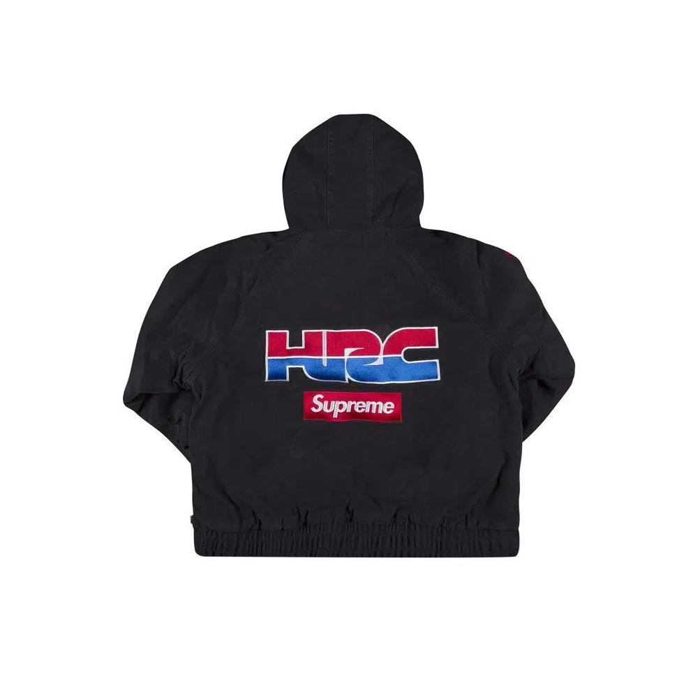 Верхняя одежда Supreme x Honda Fox Racing Puffy Zip Up Jacket 'Black' 2