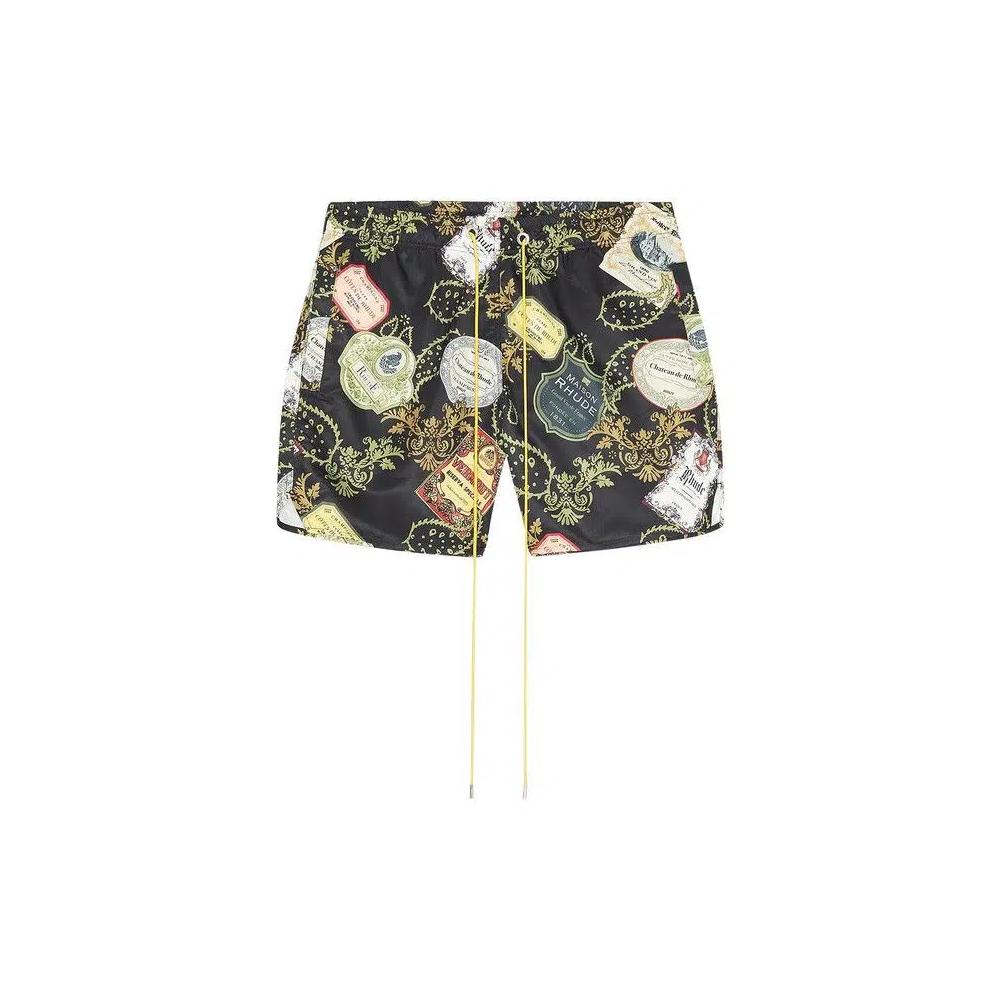 Плавки Rhude Vin Bandana Print 'Black/Multicolor' 1
