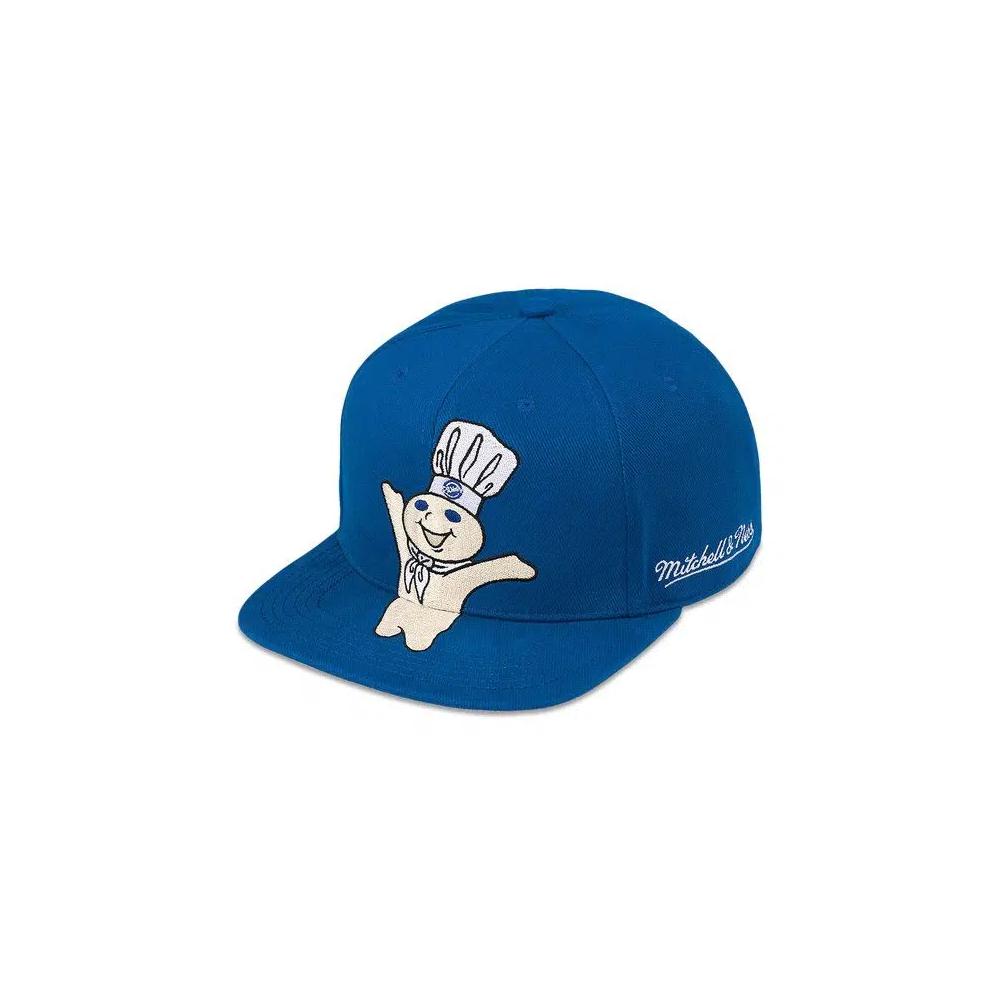 Бейсболки Supreme x Mitchell & Ness Doughboy Fitted 5-Panel 'Blue' 1