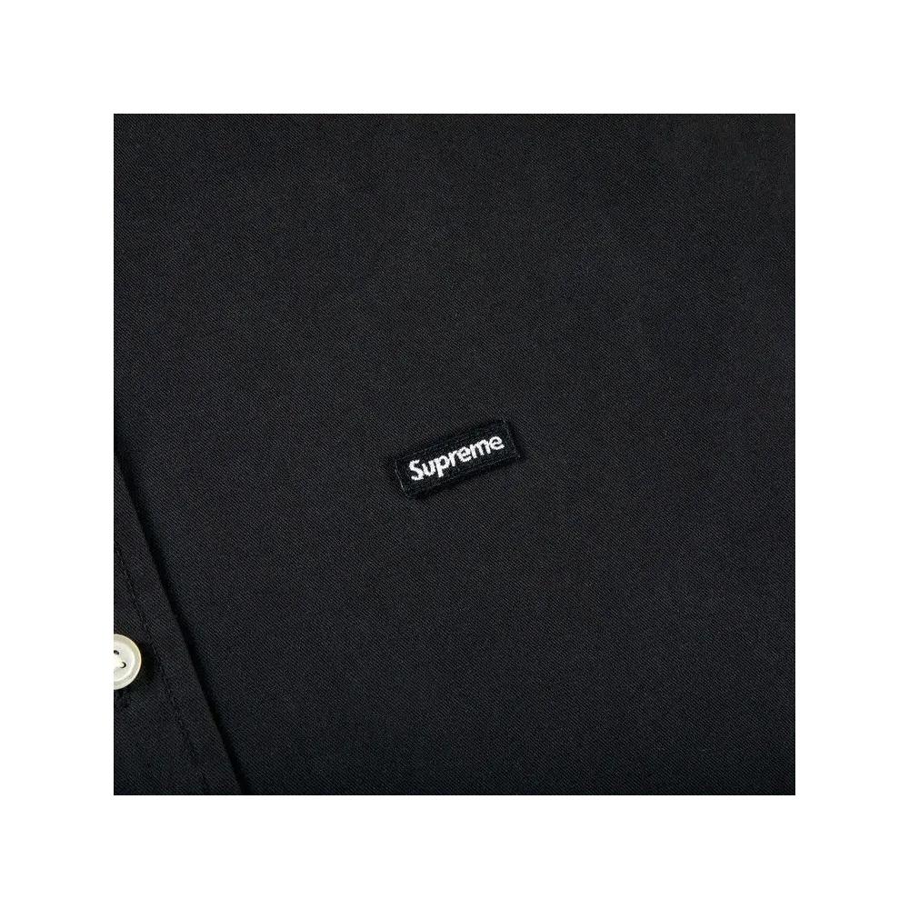 Рубашка на пуговицах Supreme Small Box Twill Shirt 'Black' 2