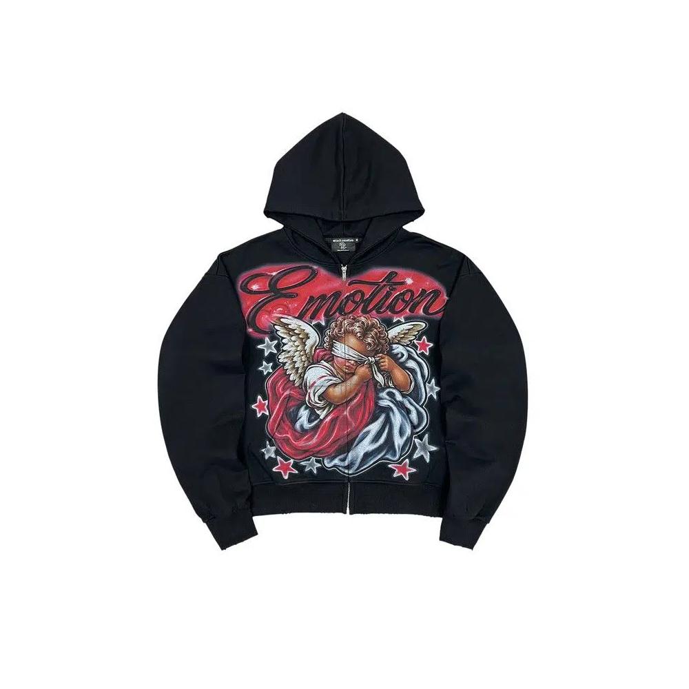 Худи Mixed Emotion Unveiled Hoodie 'Черный' 1