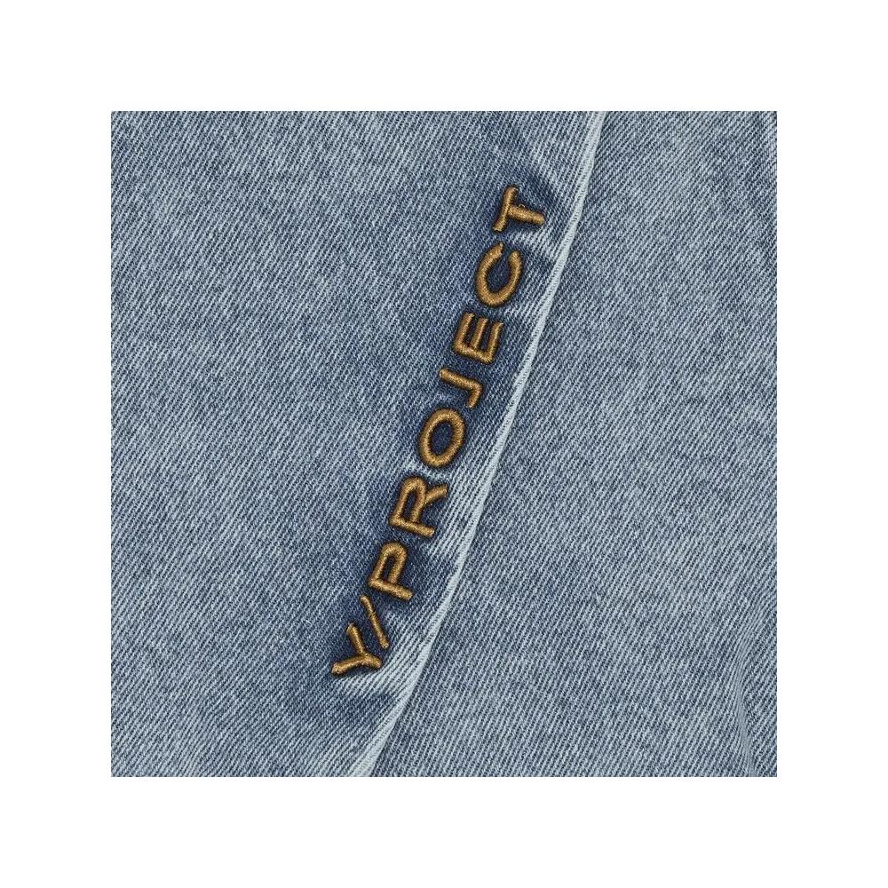 Джинсовые куртки Y/Project Pinched Logo Denim Windbreaker 'Ice Blue' 3