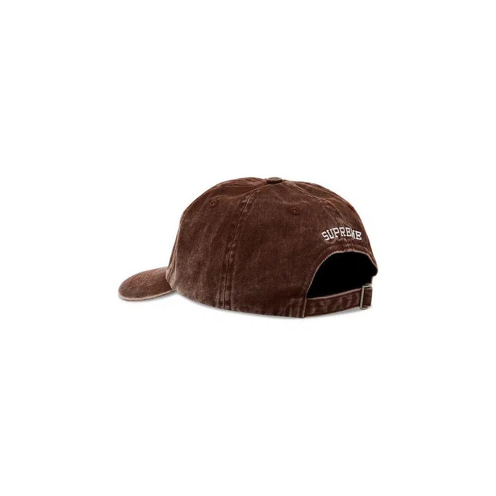 Снэпбэки Supreme Pigment Print S Logo 6-Panel 'Brown' 3