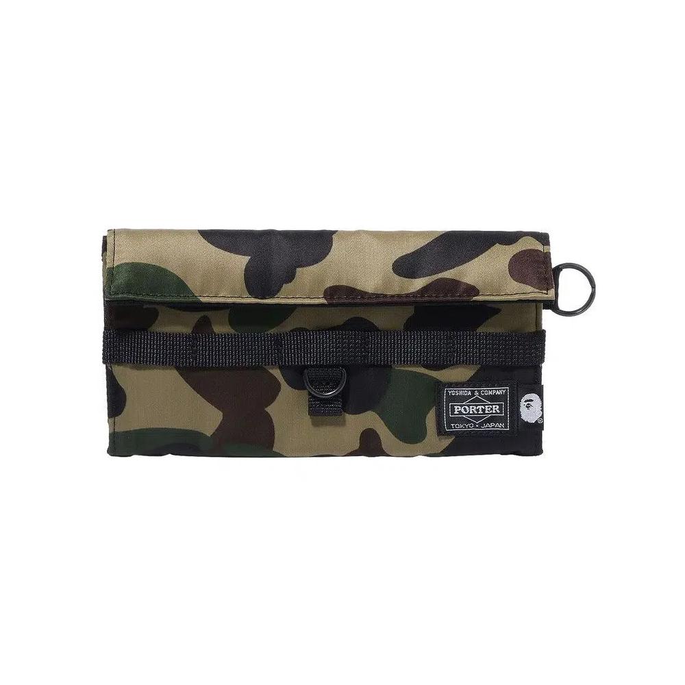Кошельки BAPE x Porter 1st Camo Long Wallet 'Зеленый' 1