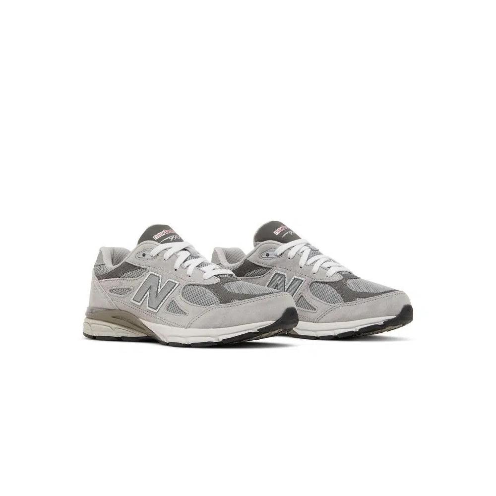 Кроссовки New Balance 990v3 Big Kid Wide «Grey» 9