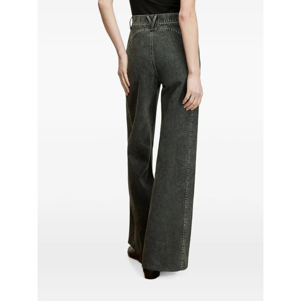 Широкие джинсы Grant с заклепками 2