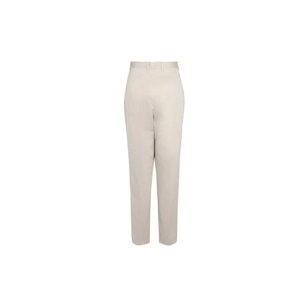 Брюки Ferragamo Tailored Cotton-Blend Tapered Trouser 'Светло-серый' 2
