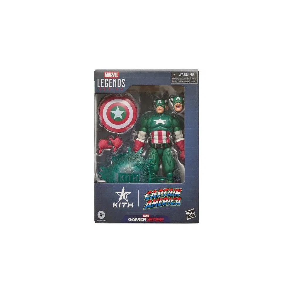 Фигурки Kith x Marvel Comics for Hasbro Legends Captain America Gameverse Player 2 Figure 'Green' 1