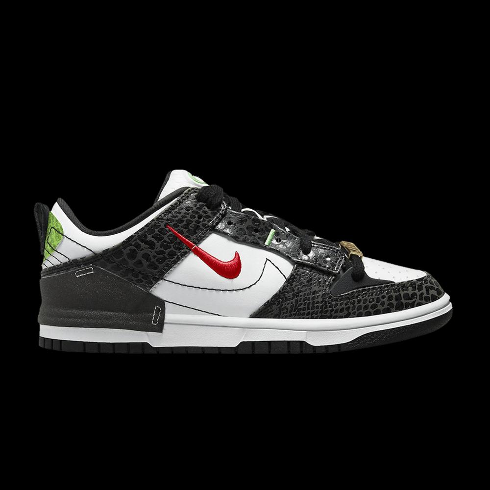 Кроссовки Nike Wmns Dunk Low Disrupt 2 'Just Do It - Black Snakeskin' 1