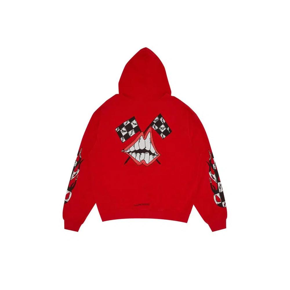 Худи Chrome Hearts x Matty Boy Flames Hoodie 'Red' 2
