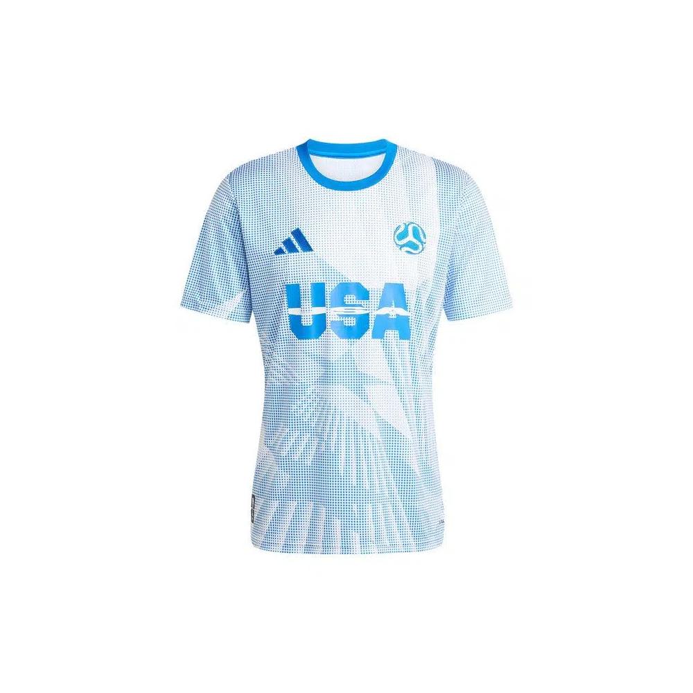 Джерси Adidas USA Jersey 'White/Glow Blue' 1