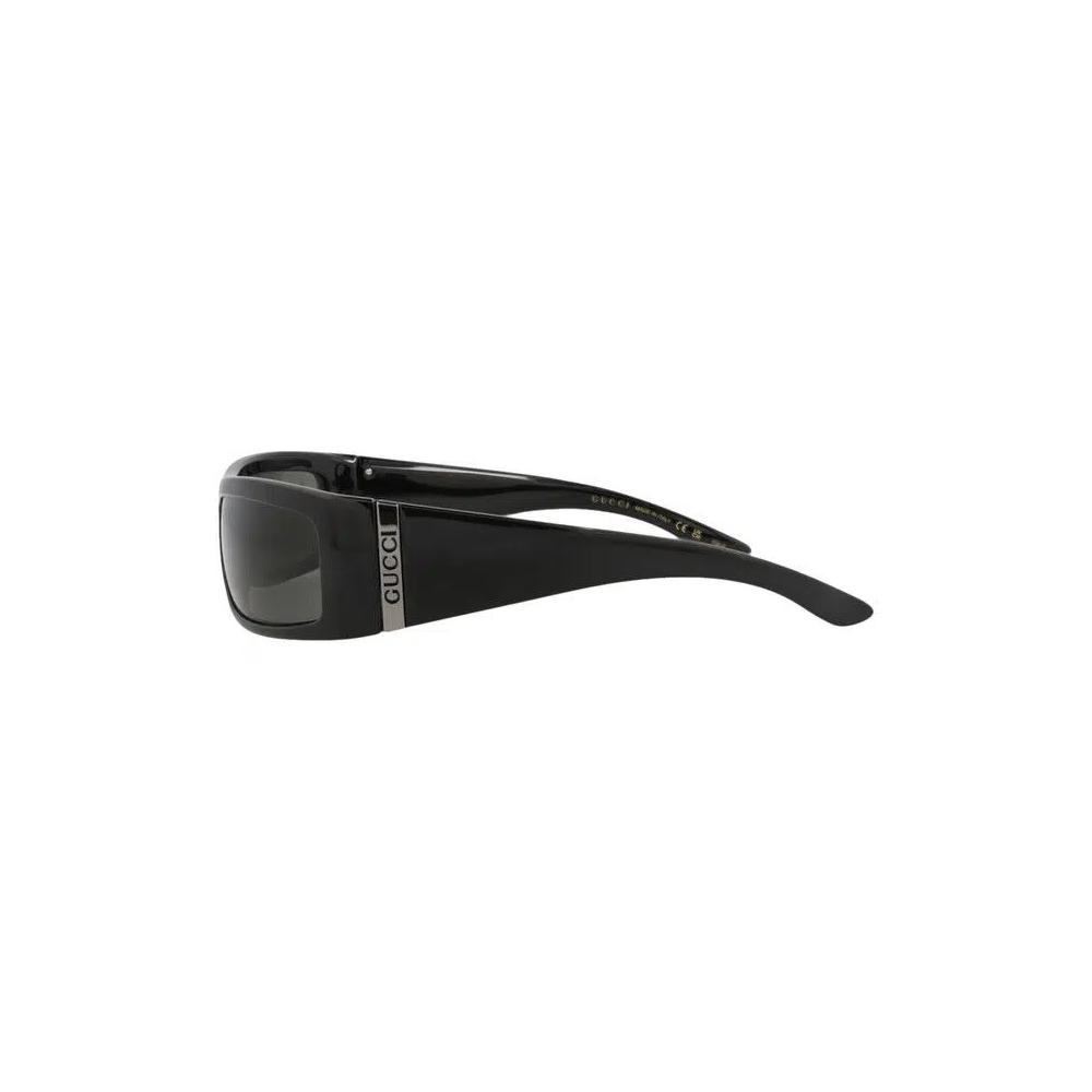 Очки Gucci Shield Sunglasses 'Black/Grey' 2