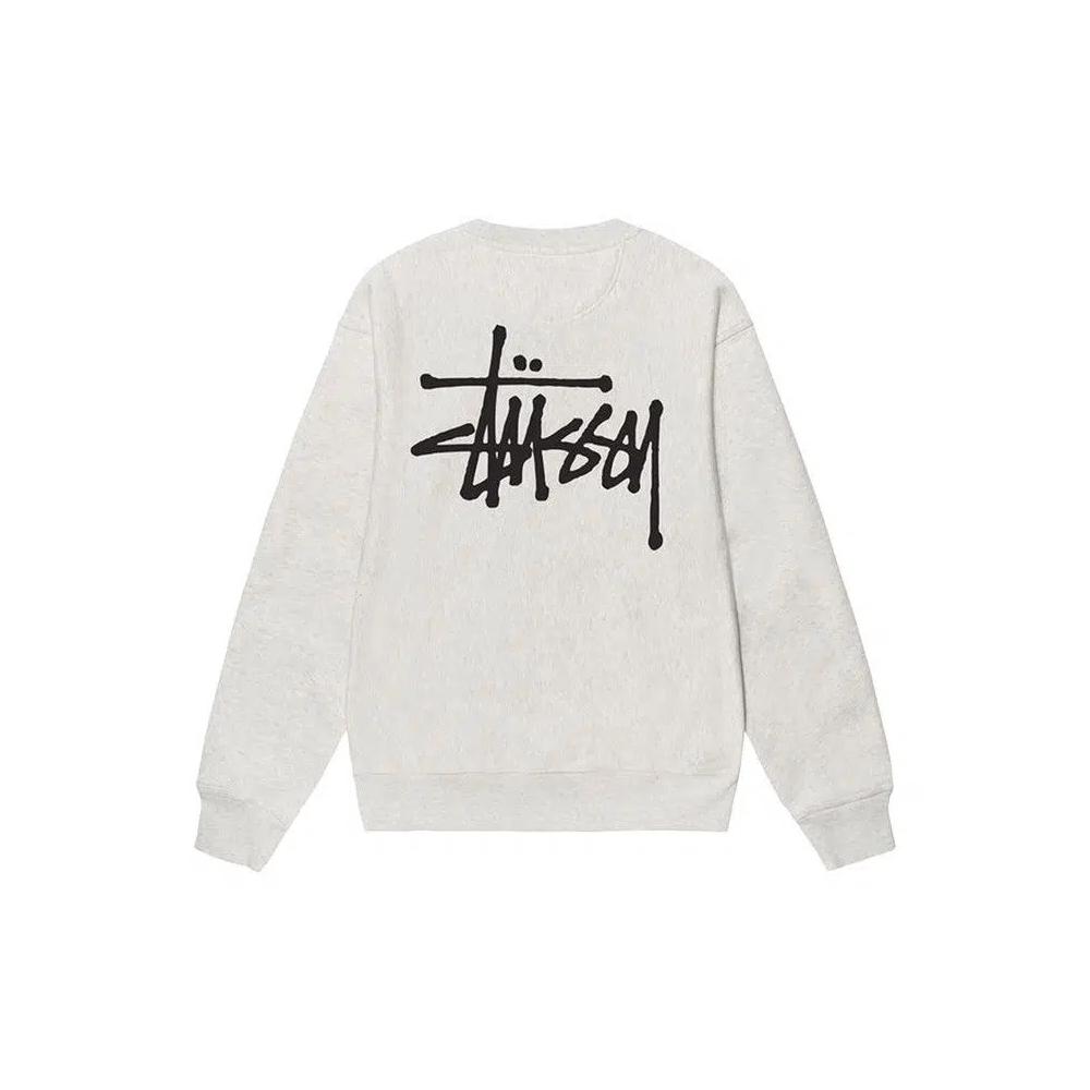 Футболки Stussy Basic Crew 'Пепельно-вересковый' 2