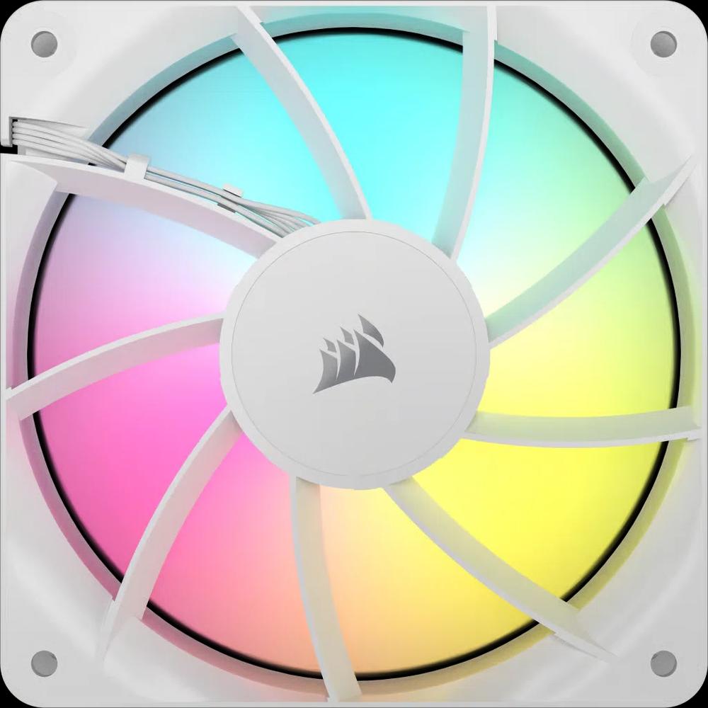 Corsair RS120 RGB 120 мм вентилятор PWM - белый (одиночная упаковка) 4