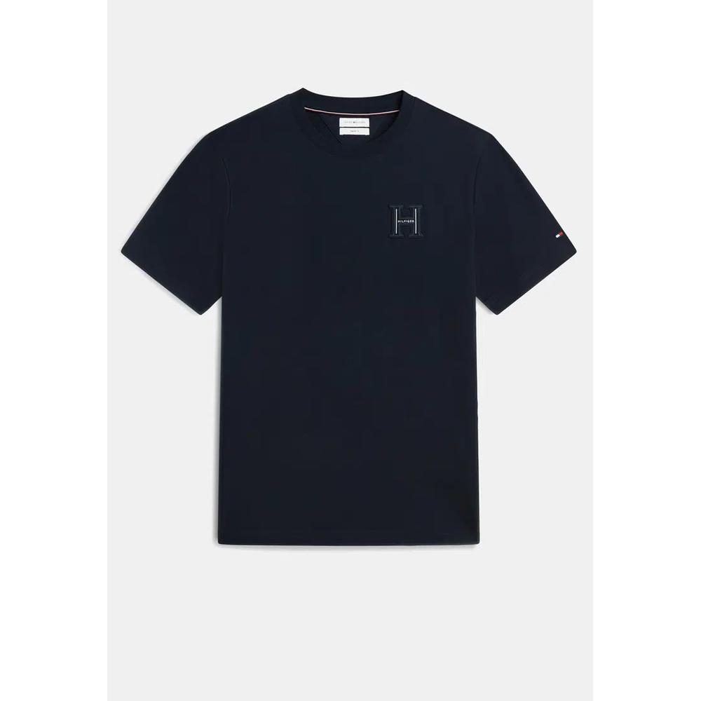 Футболка с круглым вырезом и вышивкой логотипа Varsity - Tommy Mainline 1