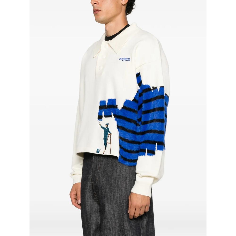 graphic-intarsia polo polo shirt 3