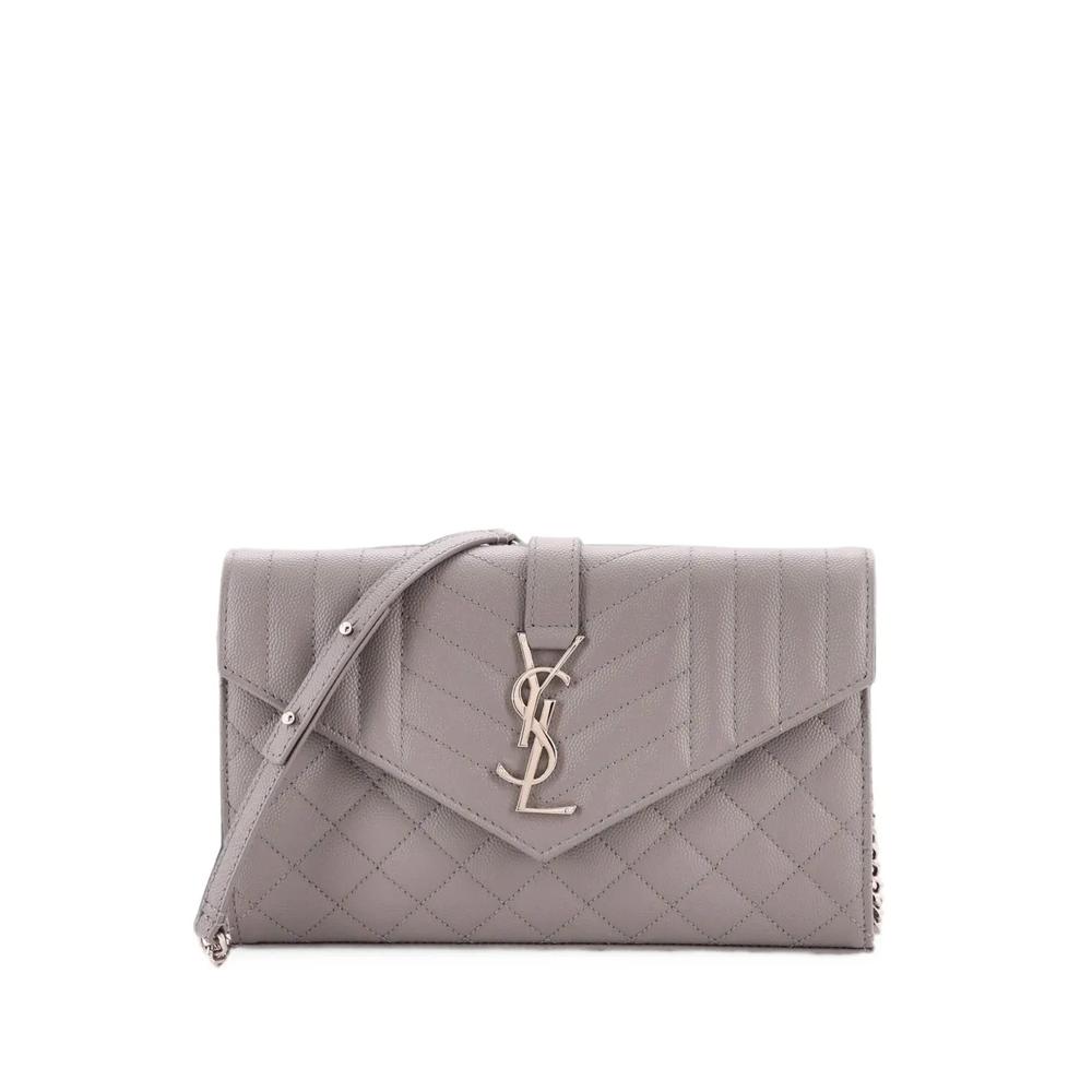 Стеганая сумка через плечо Classic Monogram Chain Wallet 1