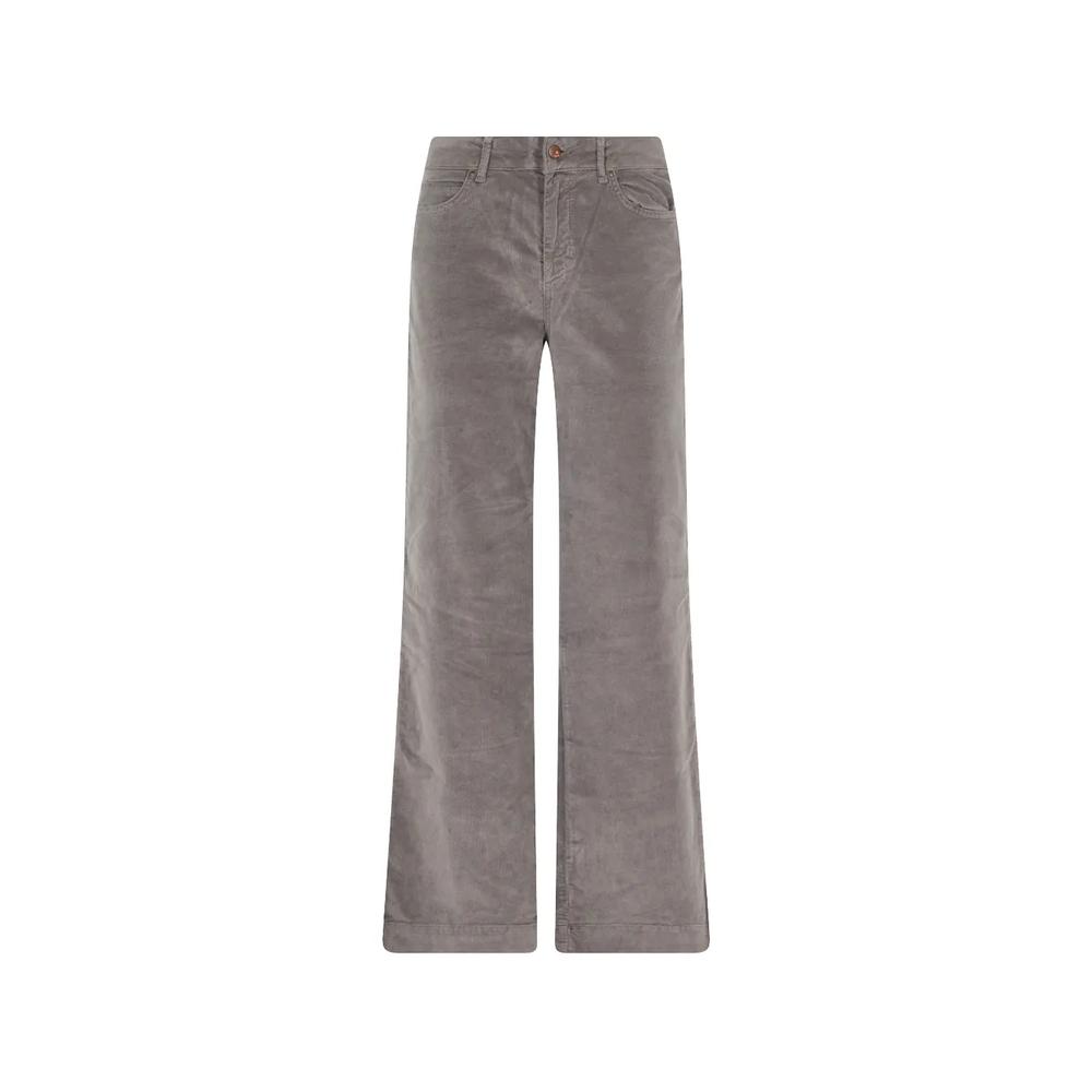 corduroy high-waisted trousers 1