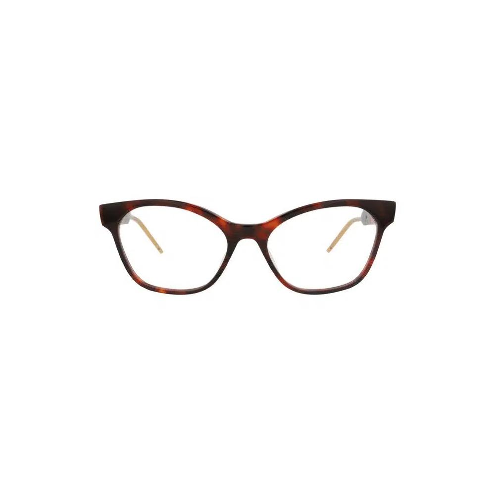Очки Gucci Cat Eye-Frame Acetate Optical Frames 'Havana/Transparent' 1