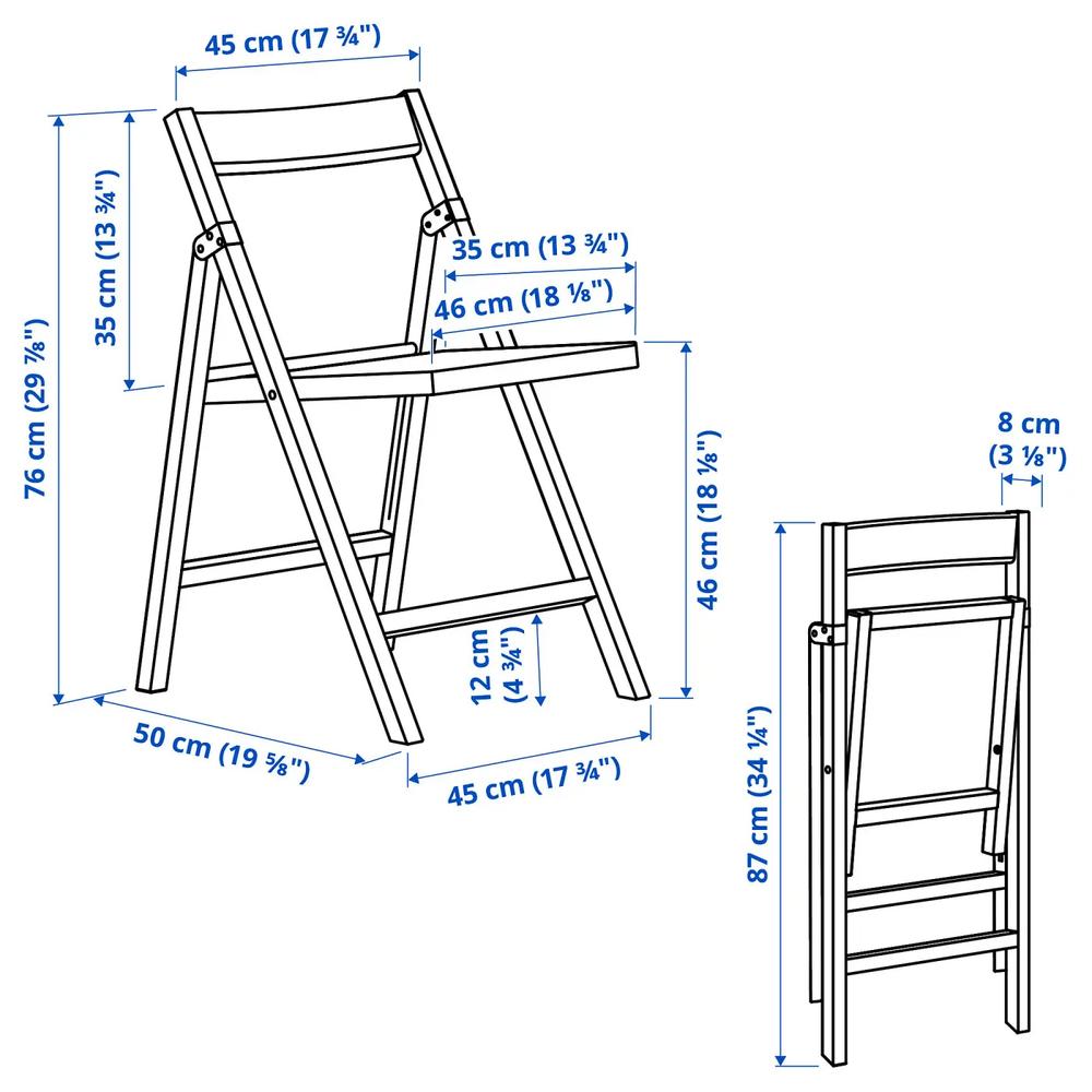 IKEA PS 2026 складной стул 8