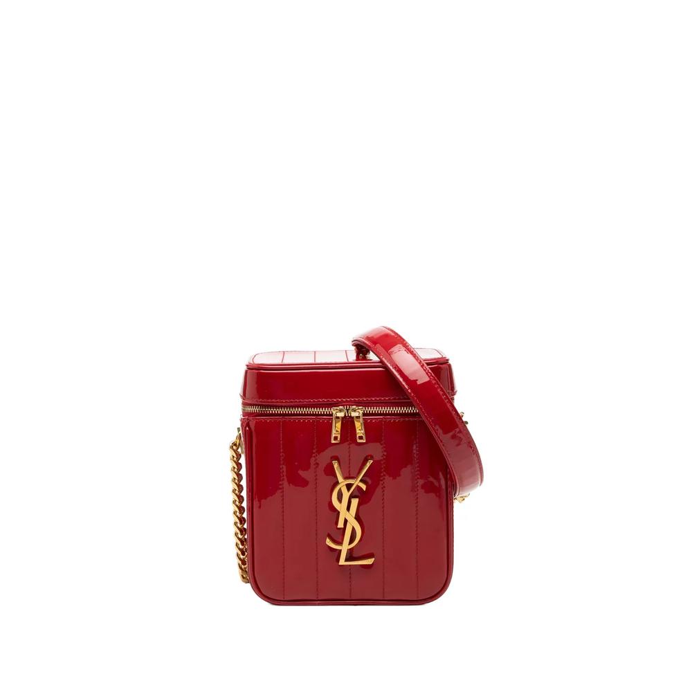 Стеганая сумка через плечо Matelasse Patent Monogram Vicky Vanity Bag (2019 год) 1