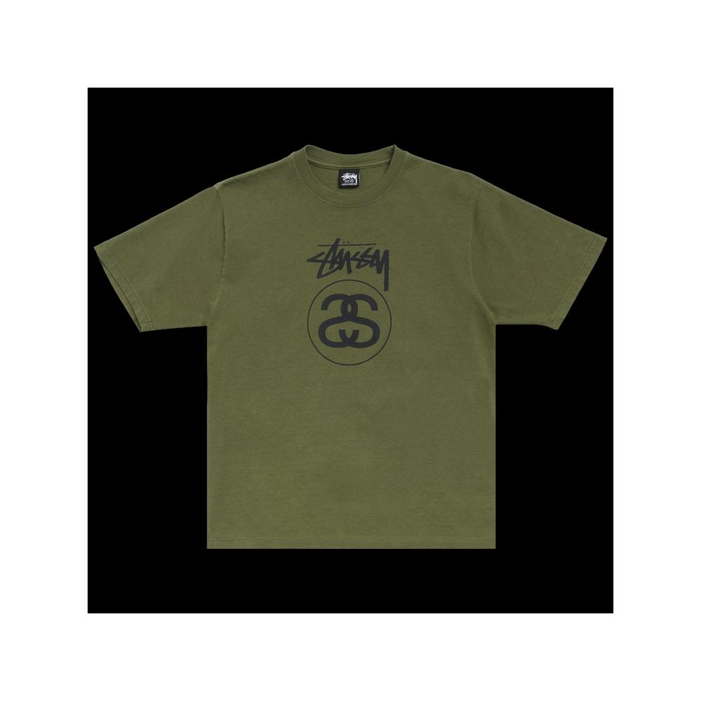 Футболки Stussy Stock Link Tee 'Olive' 1