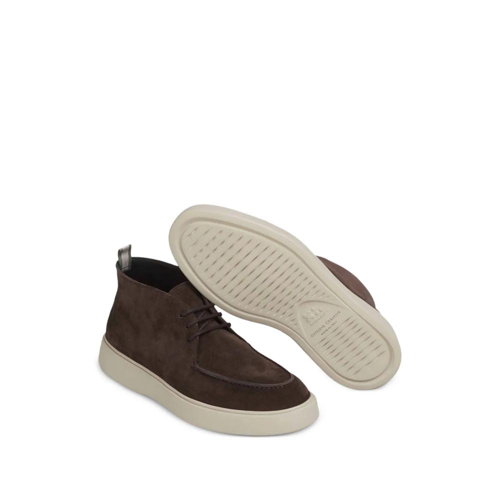 suede lace-up sneakers 4