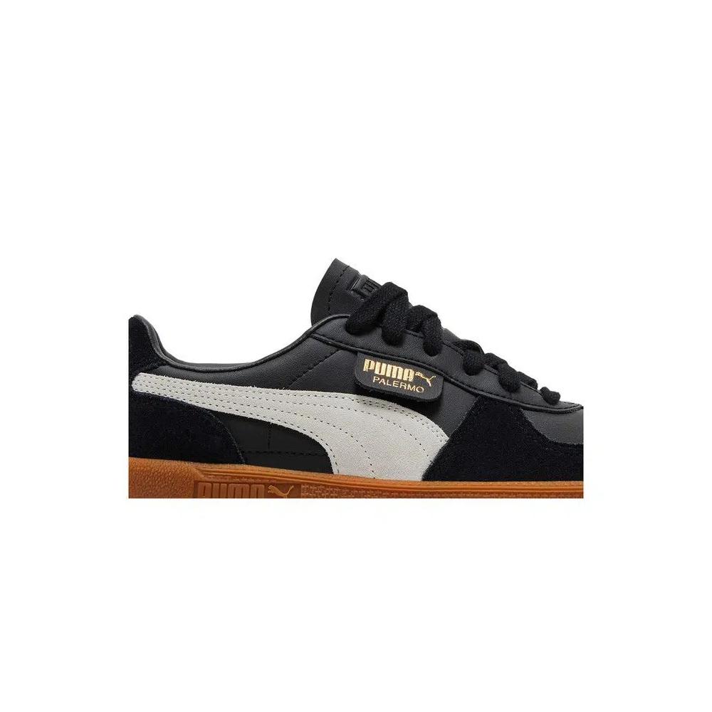 Кроссовки Puma Palermo Leather Big Kid 'Black Feather Grey Gum' 2