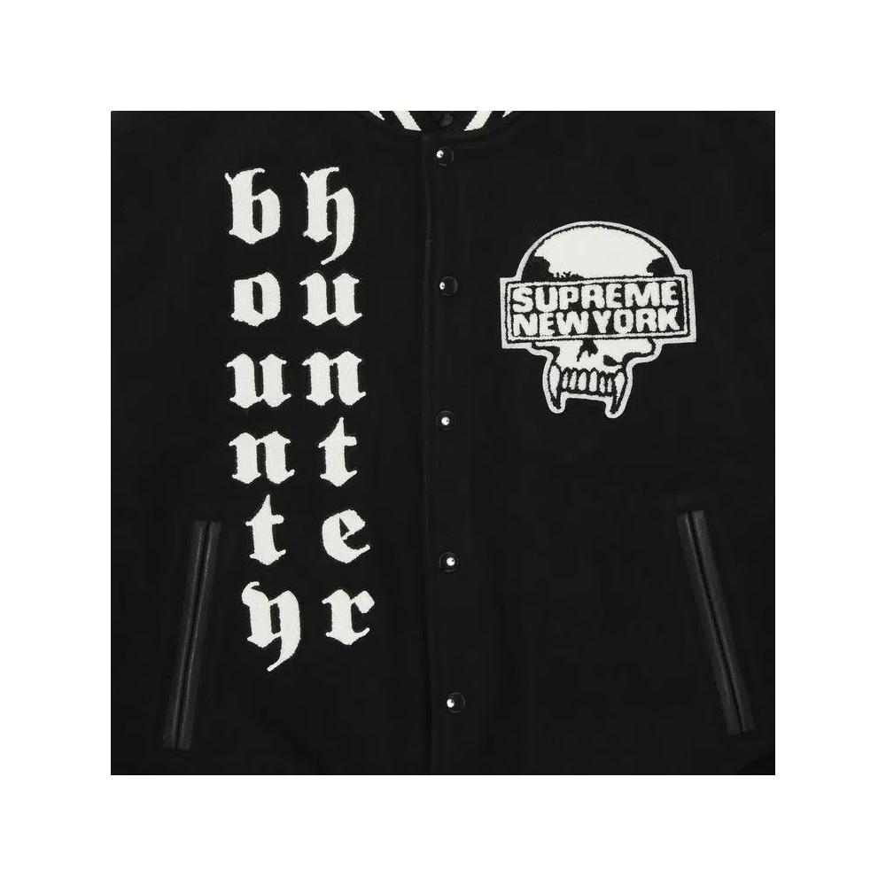 Варсити-куртки Supreme x Bounty Hunter Varsity Jacket 'Black' 3