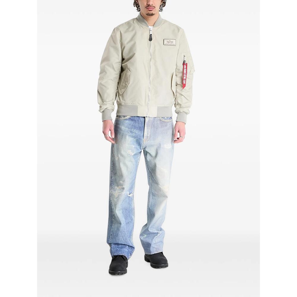 MA-1 TTC logo-patch jacket 2
