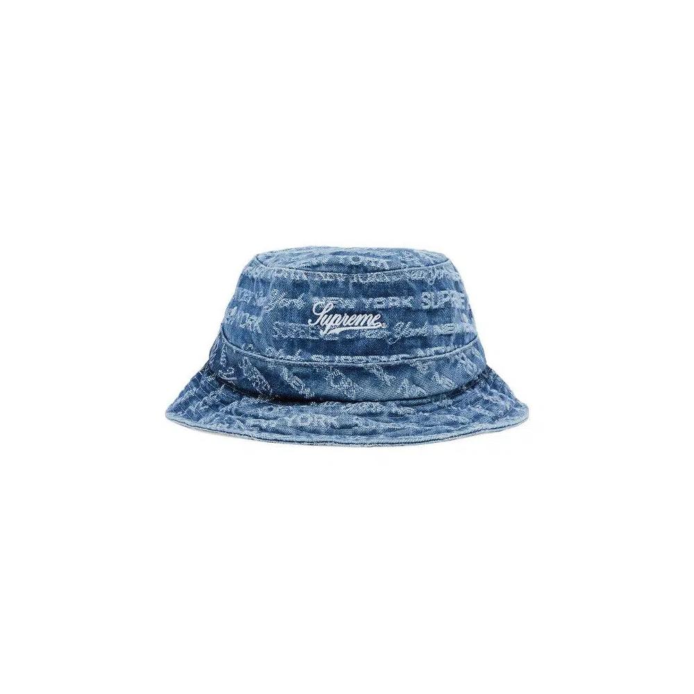 Шляпы Supreme Multi Type Jacquard Denim Crusher 'Синий' 1