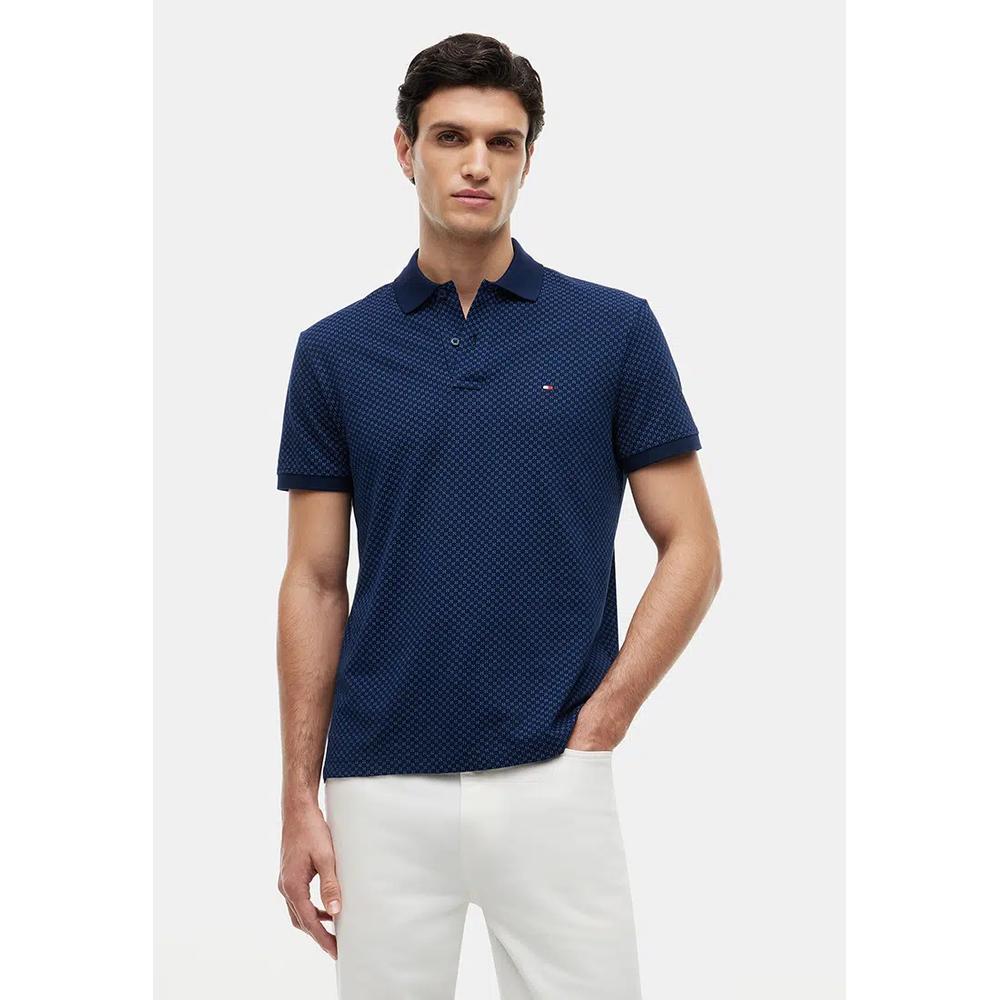 Regular Fit Polo с геометрическим принтом - Th Mainline 1