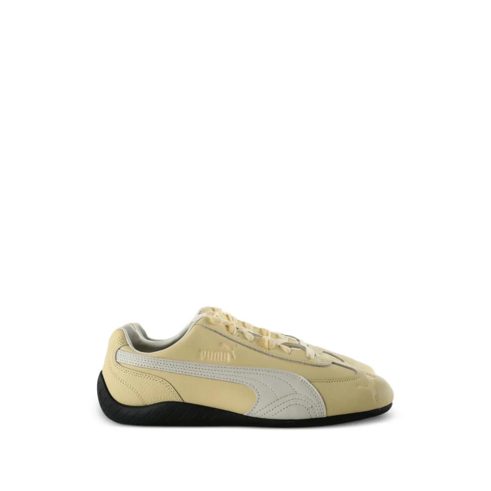 logo-embossed leather sneakers 1
