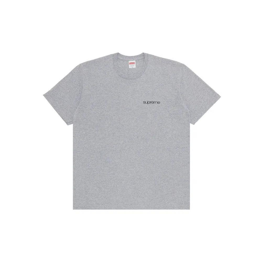 Футболки Supreme NYC Tee 'Heather Grey' 1