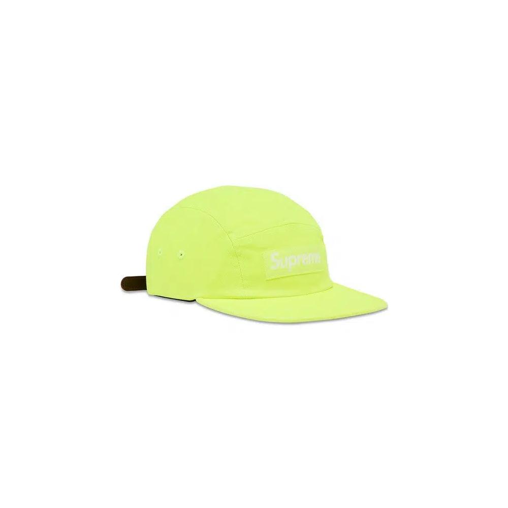 Шляпы Supreme Washed Chino Twill Camp Cap 'Neon Yellow' 2