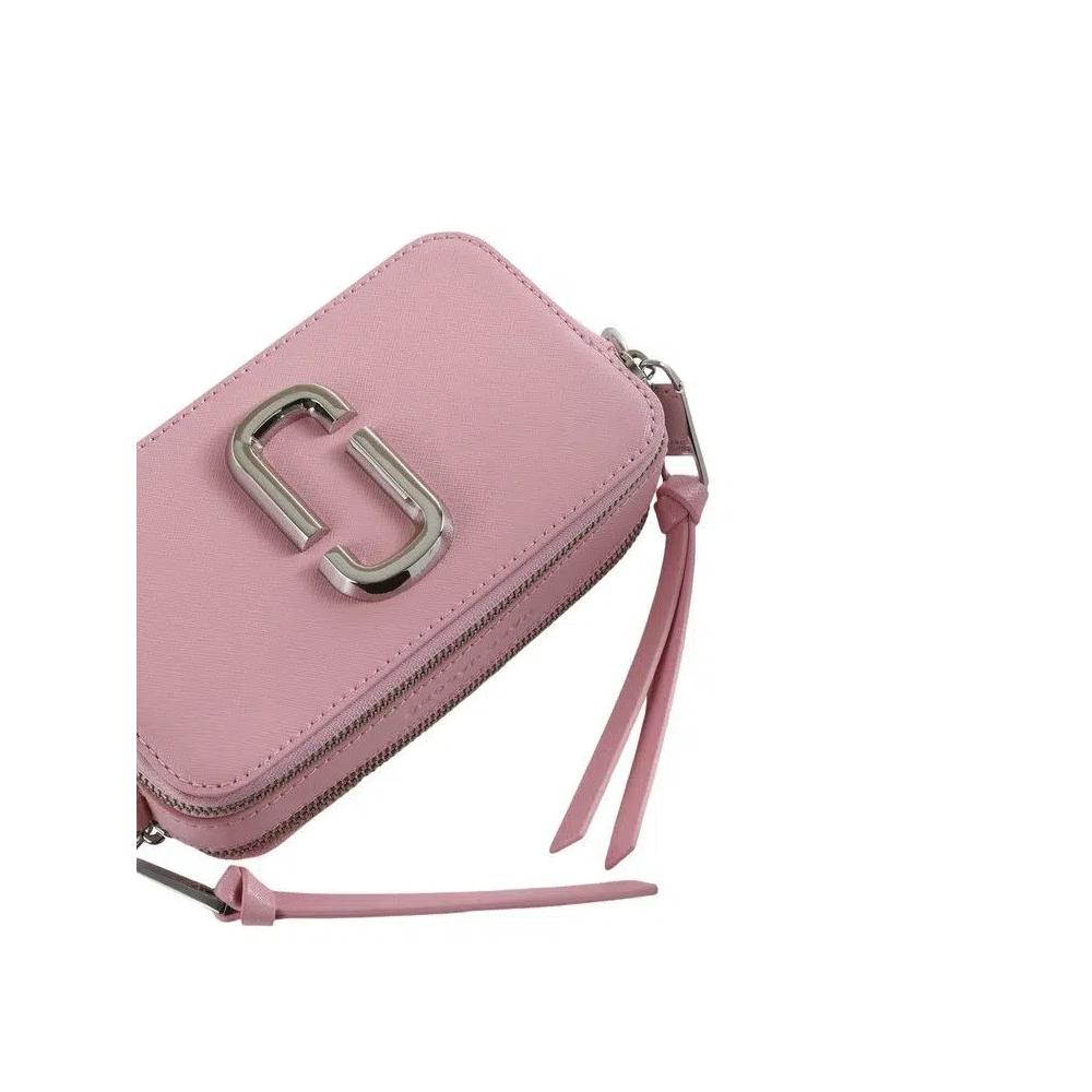 Сумки через плечо Marc Jacobs The Solid Chain Snapshot Bag 'Ribbon Pink' 3